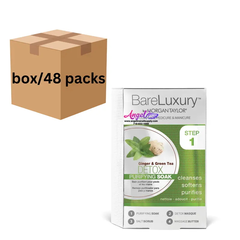 Bare Luxury 4 In 1 Spa | Box 48 Pcs | Ginger & Green Tea 1