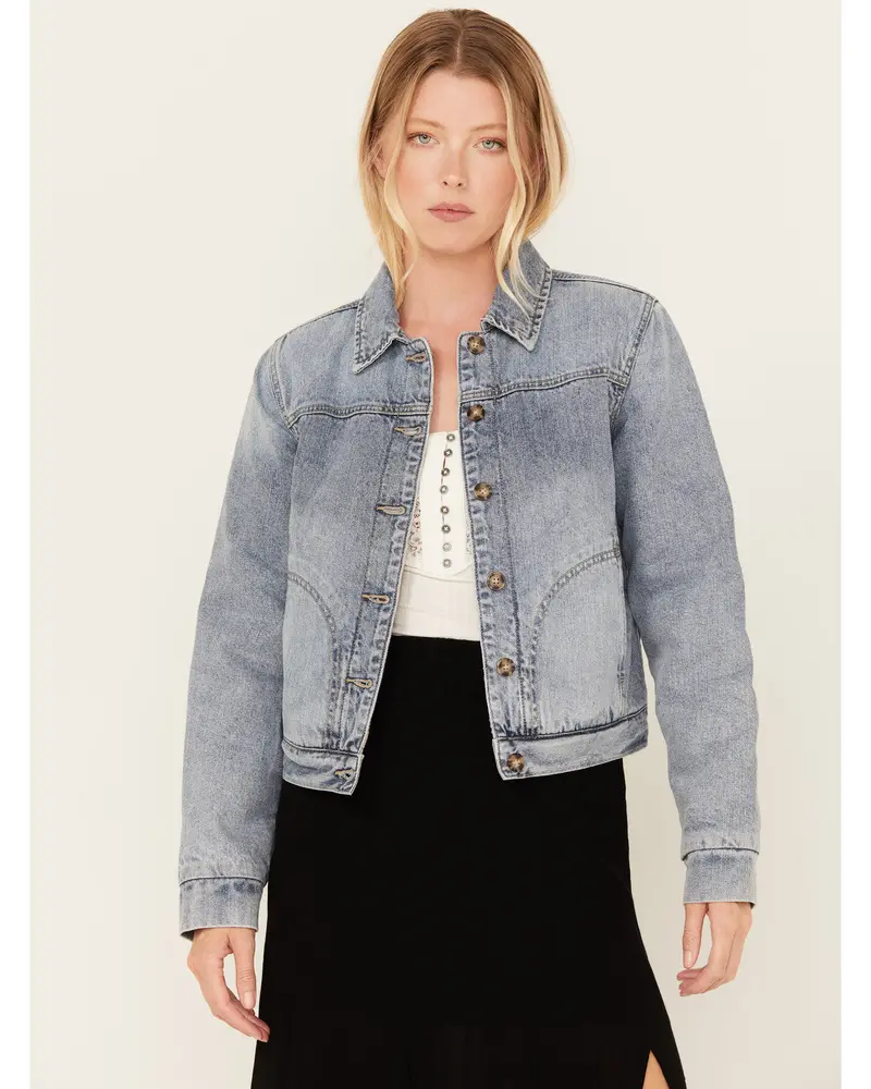 Barton Reversible Denim Blanket Jacket 1