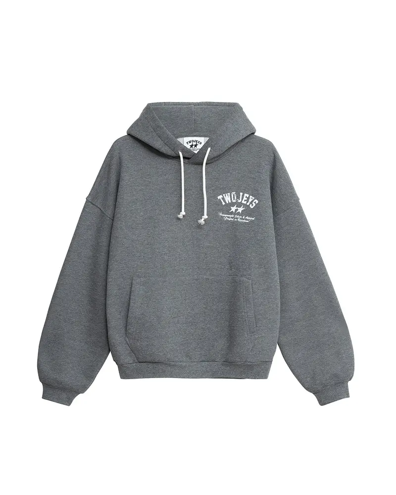 Basic Twojeys Dirty Black Hoodie 1