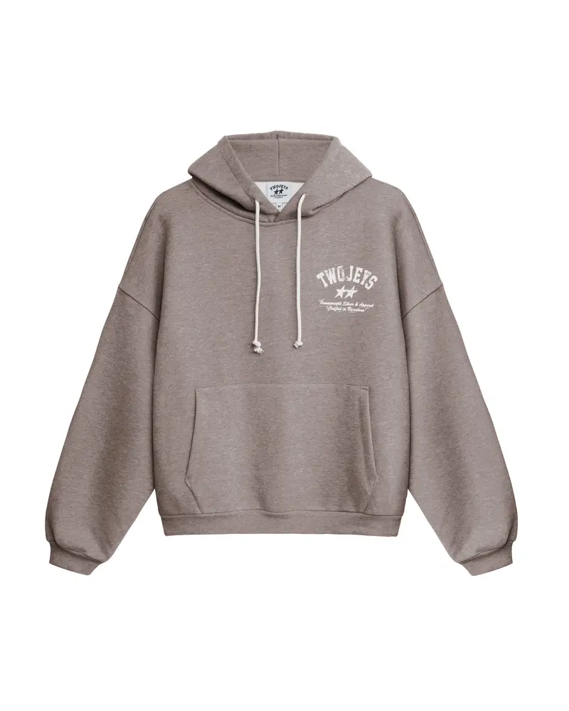 Basic Twojeys Dirty Brown Hoodie 1