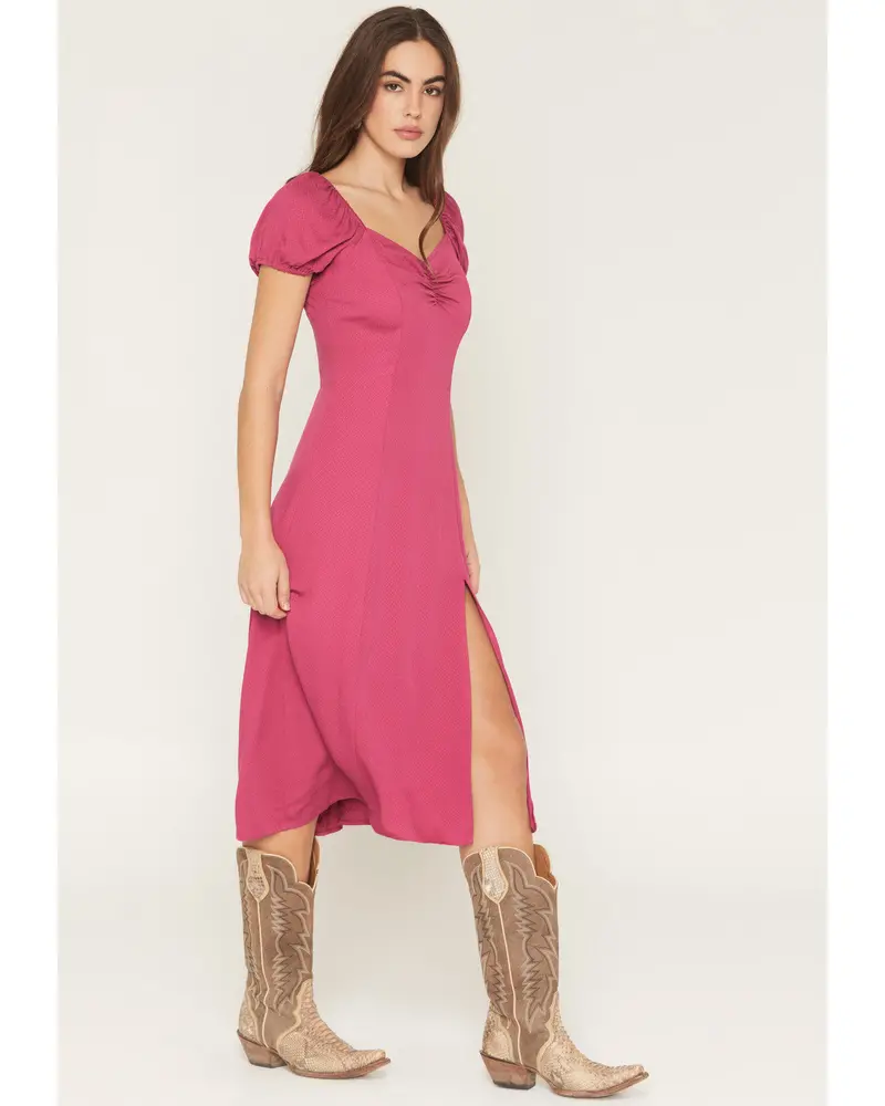 Beth Jacquard Midi Dress 1