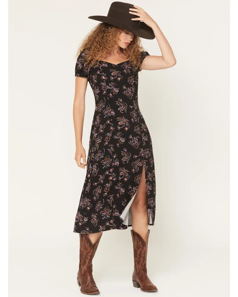 Bethany Flutter Sleeve Midi Dress 1