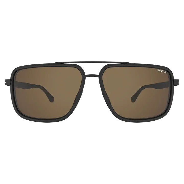 Bex Dusk Matte Black/Brown/Silver Sunglasses - S144bkbrsl 1