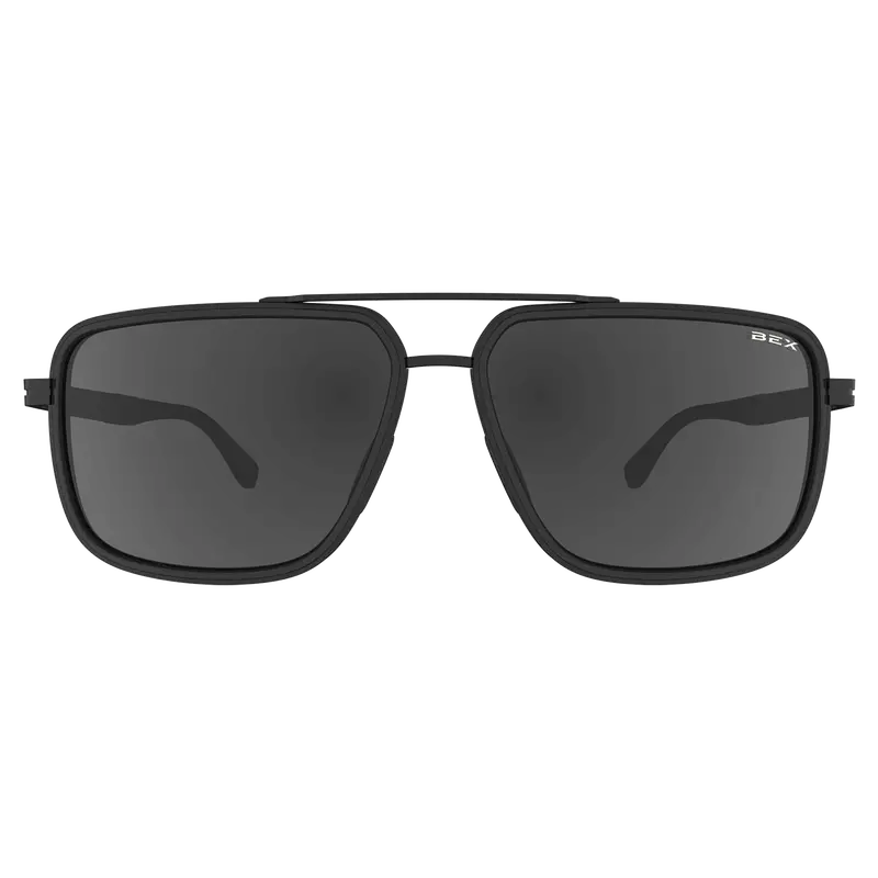 Bex Dusk Matte Black/Gray-Solid Sunglasses - S144bkgy 1