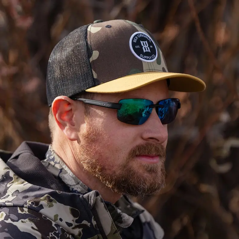 Bex Harris Black/Sienna/Green Angler Pro Sunglasses - S126bsg 1