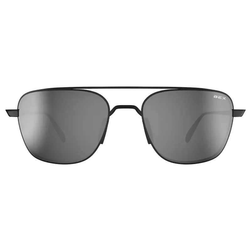 Bex Mach Matte Black Gray/Silver Sunglasses - S115mbgs 1