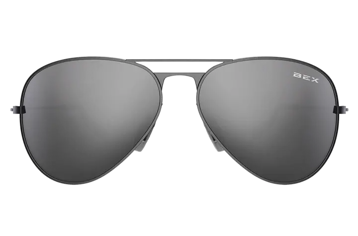 Bex Wesley Brushed Silver Sunglasses - Wbsgs 1