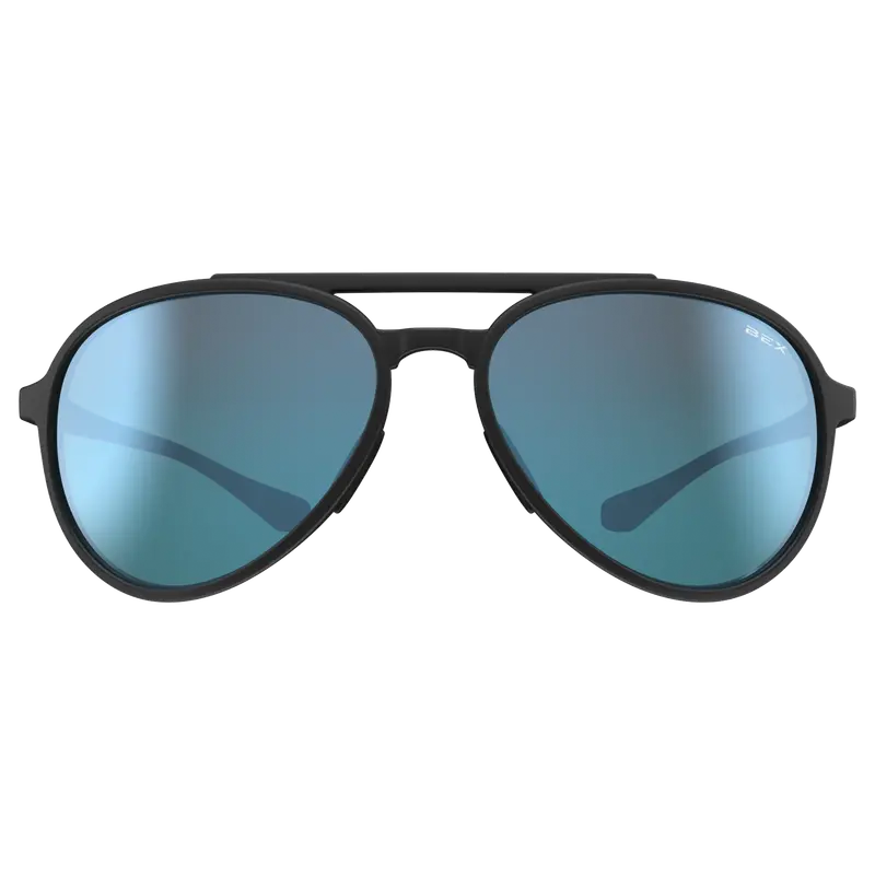 Bex Wesley Lite Black/Gray/Blue Silver Sunglasses - S124bkgybs 1