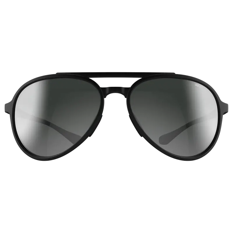 Bex Wesley Lite Black/Gray/Silver Sunglasses - S124bkgysl 1