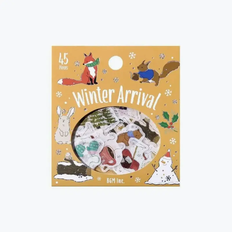 Bgm - Planner Sticker - Flake Seal - 2025 Winter Limited - Winter Arrival 1