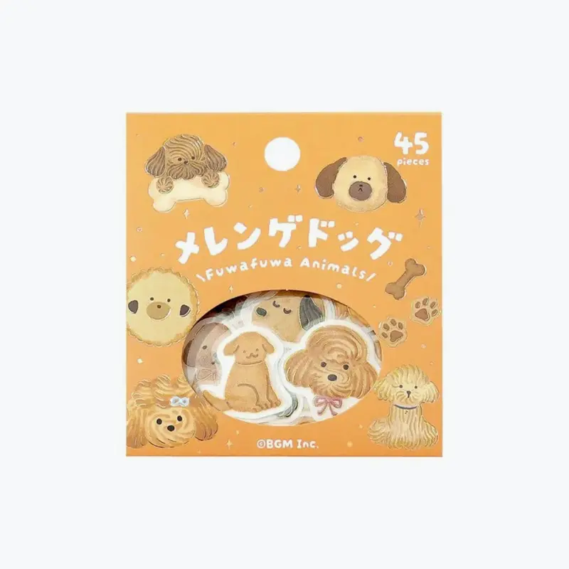 Bgm - Planner Sticker - Flake Seal - Fluffy Animals - Meringue Dog 1