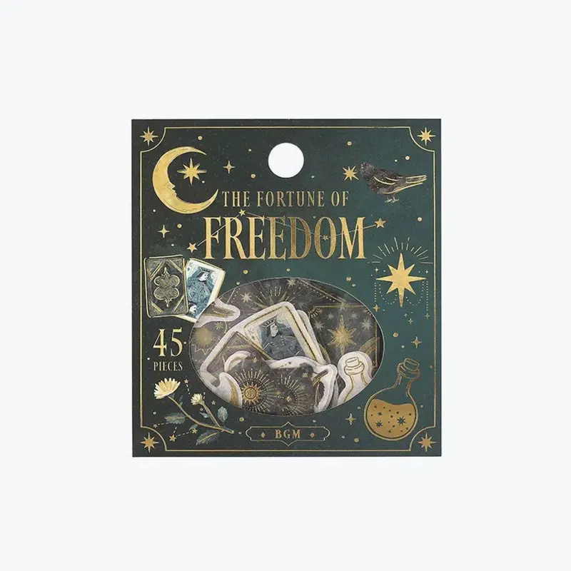 Bgm - Planner Sticker - Flake Seal - Fortune - Freedom 1