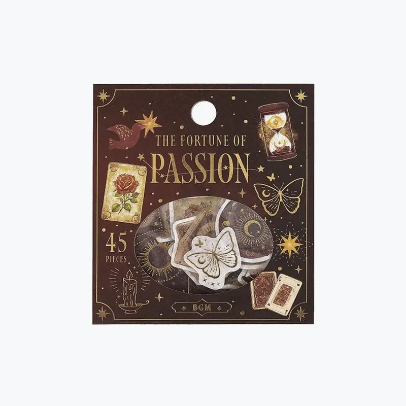 Bgm - Planner Sticker - Flake Seal - Fortune - Passion 1