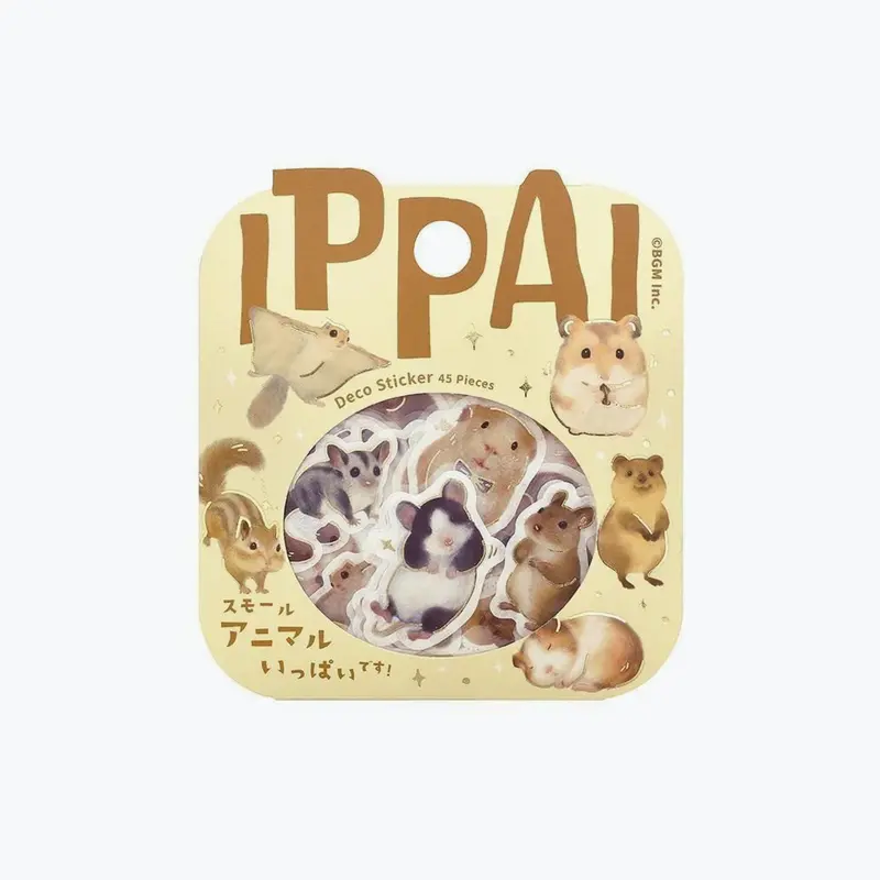 Bgm - Planner Sticker - Flake Seal - Ippai - Animals 1