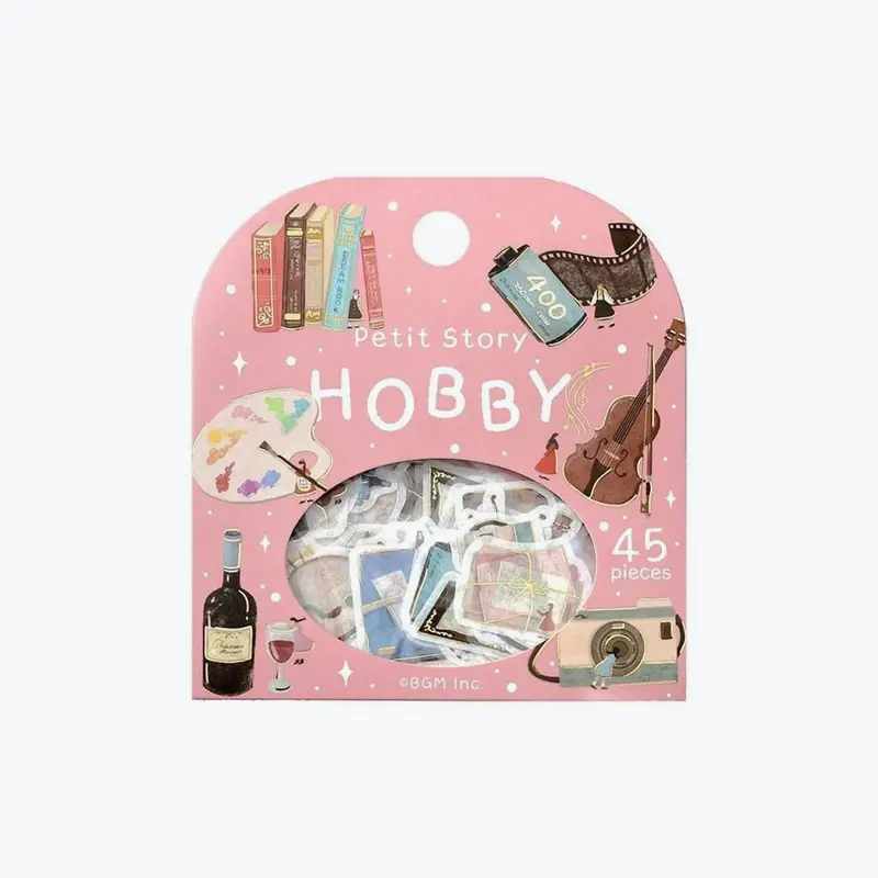 Bgm - Planner Sticker - Flake Seal - Petit Story - Hobby 1
