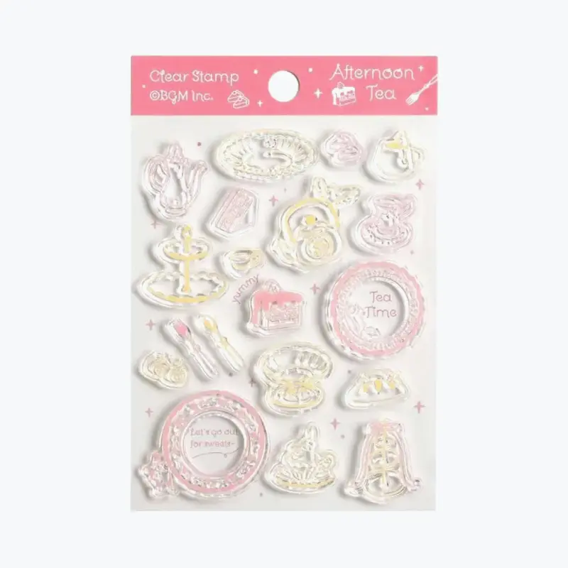 Bgm - Stamp - Clear - Afternoon Tea 1