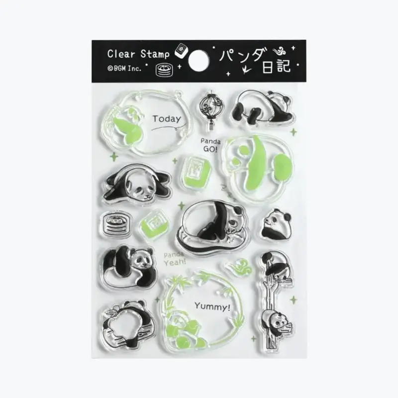 Bgm - Stamp - Clear - Panda 1