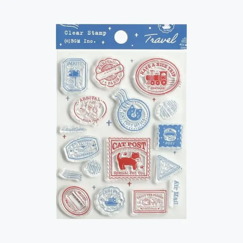 Bgm - Stamp - Clear - Travel 1