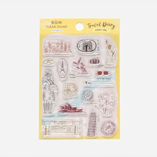 Bgm - Stamp - World Travel Cities 1
