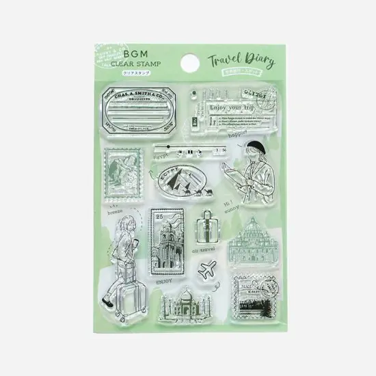 Bgm - Stamp - World Travel Spot 1