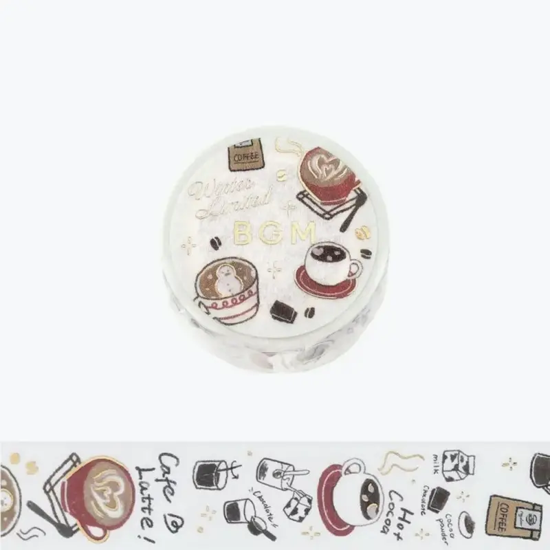 Bgm - Washi Tape - 2025 Winter Limited - Winter Drink 1