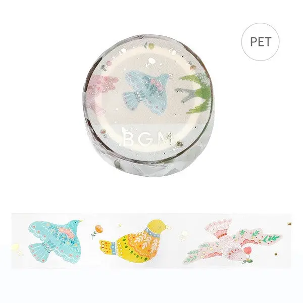 Bgm - Washi Tape - Bird Embroidery 1