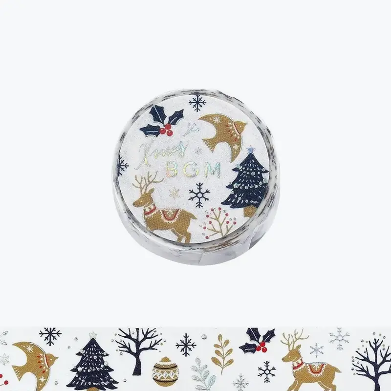 Bgm - Washi Tape - Christmas Limited - Christmas Forest 1