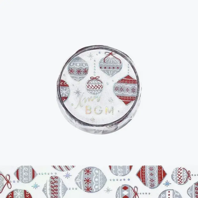 Bgm - Washi Tape - Christmas Limited - Nordic Ornaments 1