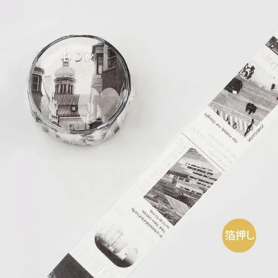 Bgm - Washi Tape - City (Grey) 1