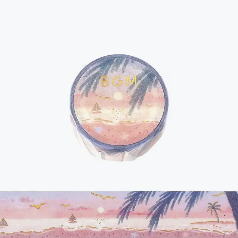 Bgm - Washi Tape - Dreamy Scenery - Coast 1