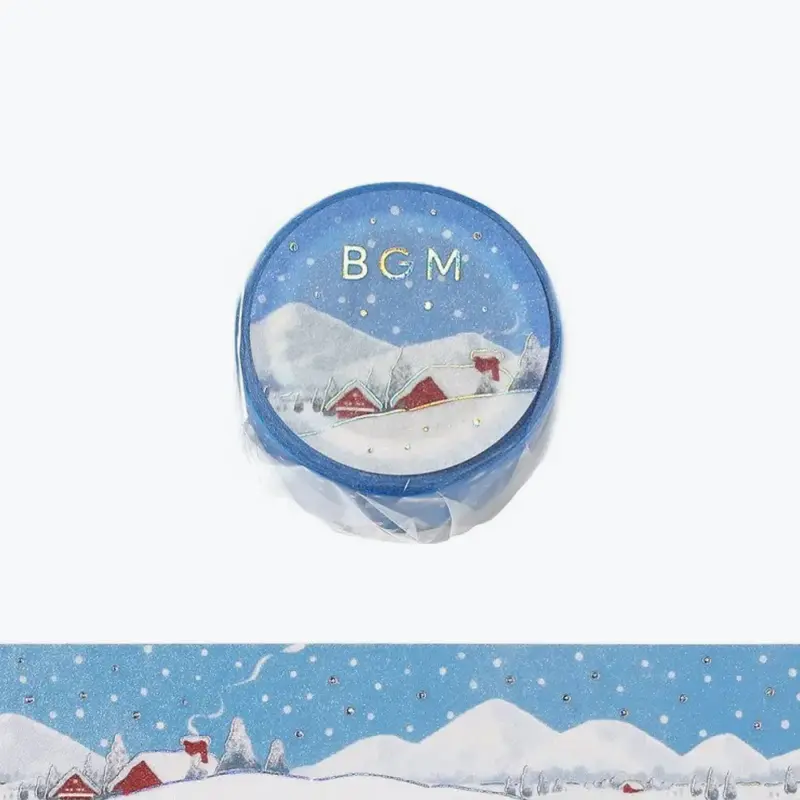 Bgm - Washi Tape - Dreamy Scenery - Snow Country 1