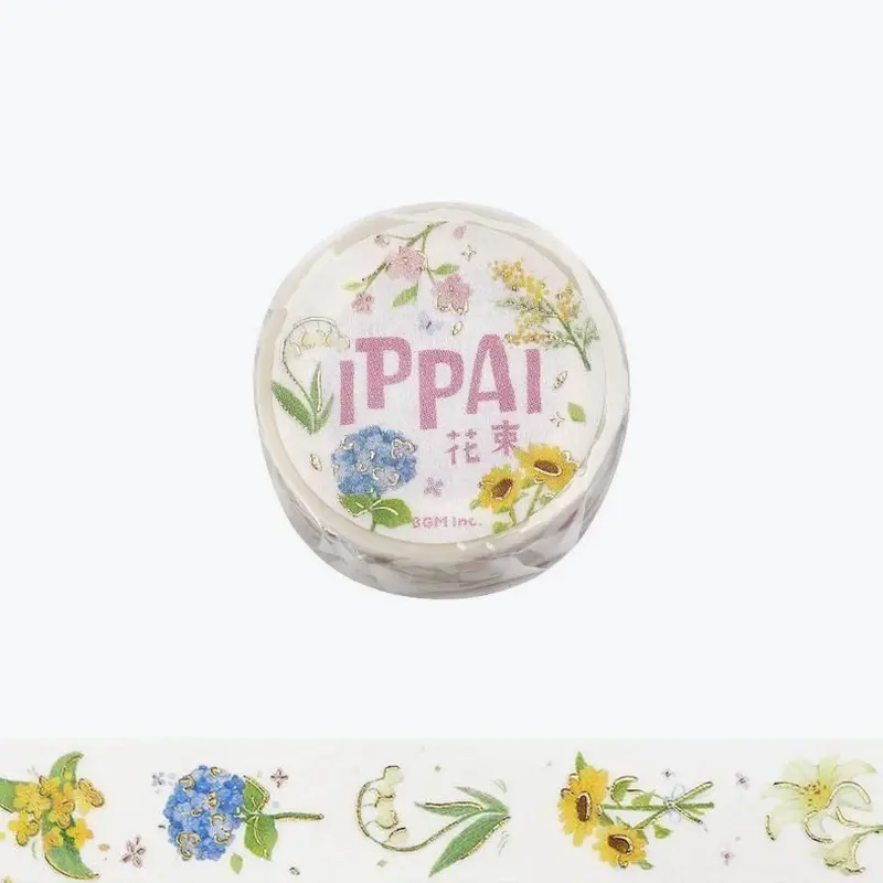 Bgm - Washi Tape - Ippai - Bouquets 1