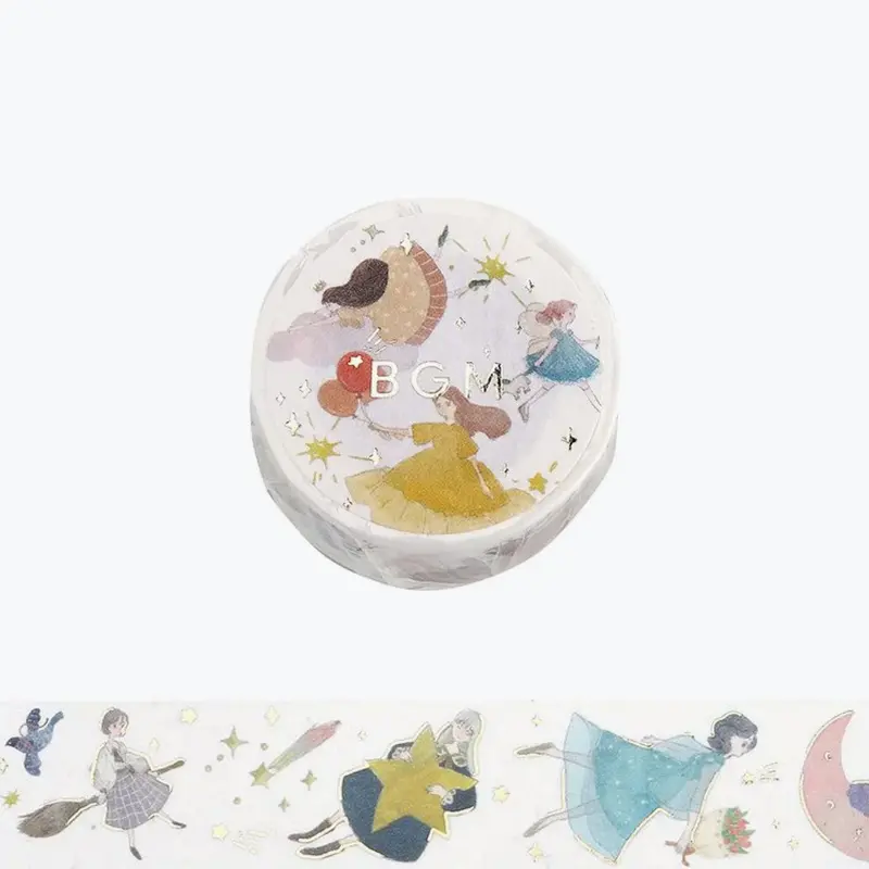 Bgm - Washi Tape - Life - Flying Girl 1