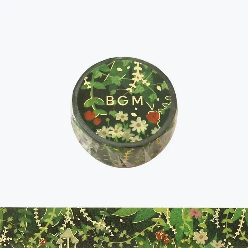 Bgm - Washi Tape - Life Foil 3 - Green Path 1