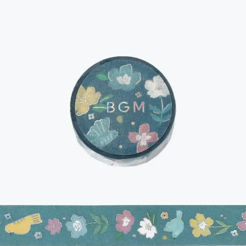 Bgm - Washi Tape - Nordic Forest - Flower Melody 1