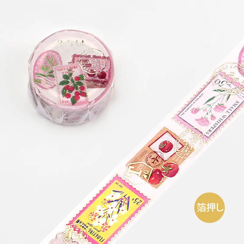 Bgm - Washi Tape - Plant Pink 1