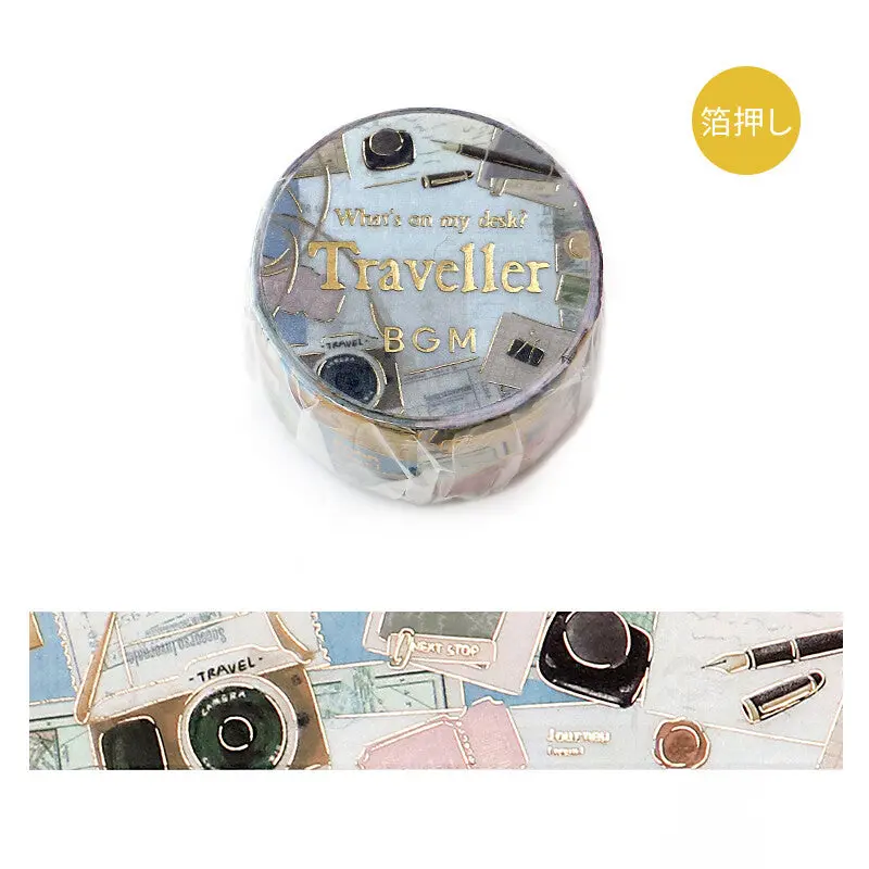 Bgm - Washi Tape - Traveler 1