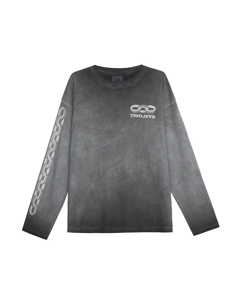 Black Icon Chain Long Sleeve Tee 1
