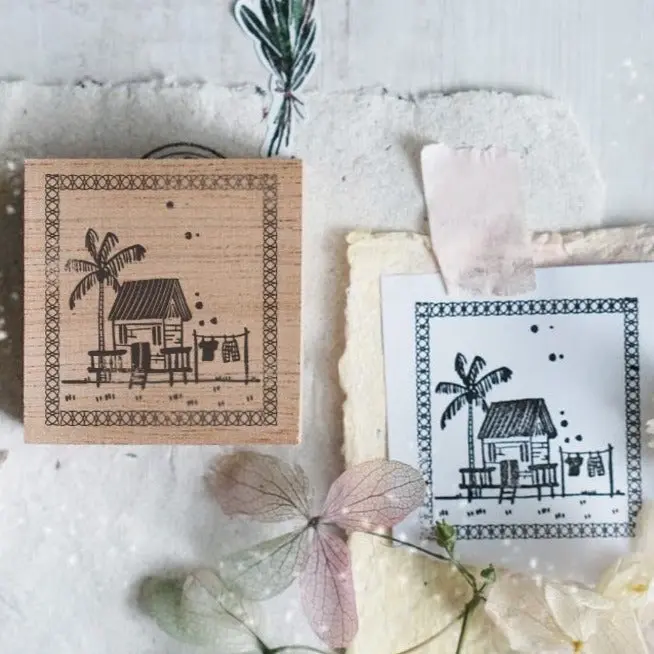 Black Milk Project - Stamp - House (Beach Hut) 1