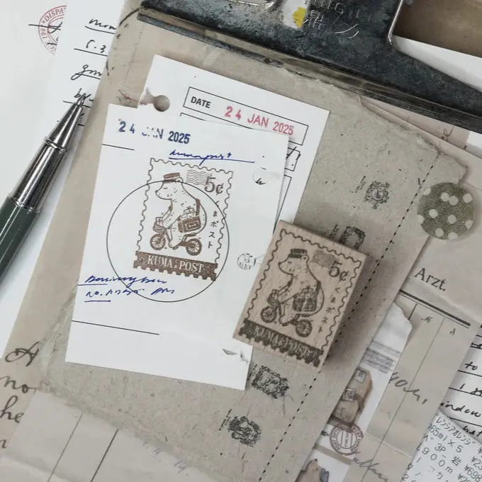 Black Milk Project - Stamp - Kuma Postal Stamp Bear (Bicycle) 1