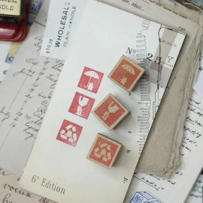Black Milk Project - Stamp - Mini Kuma Post Delivery Icon Set 1