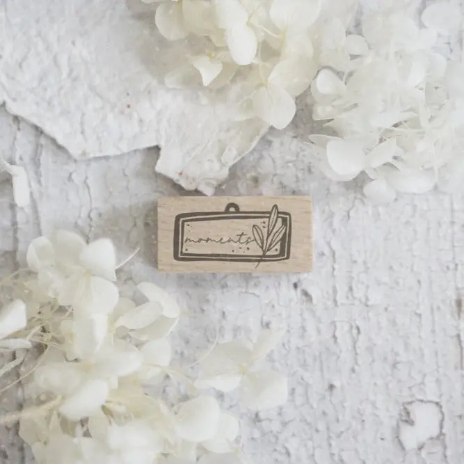 Black Milk Project - Stamp - Moments (Word Frame) 1