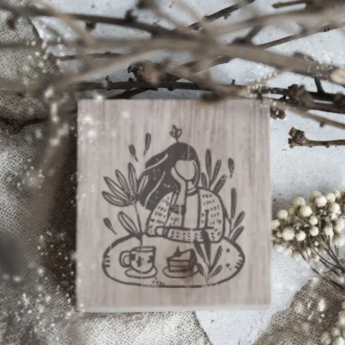 Black Milk Project - Stamp - Monochrome Girls (Tea Time) 1