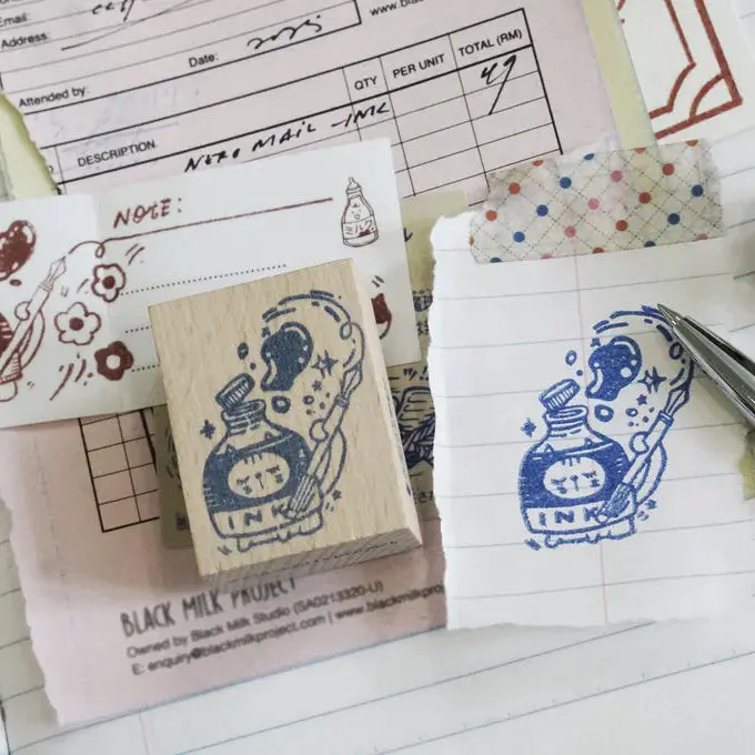 Black Milk Project - Stamp - Neko Mail (Ink)(M) 1