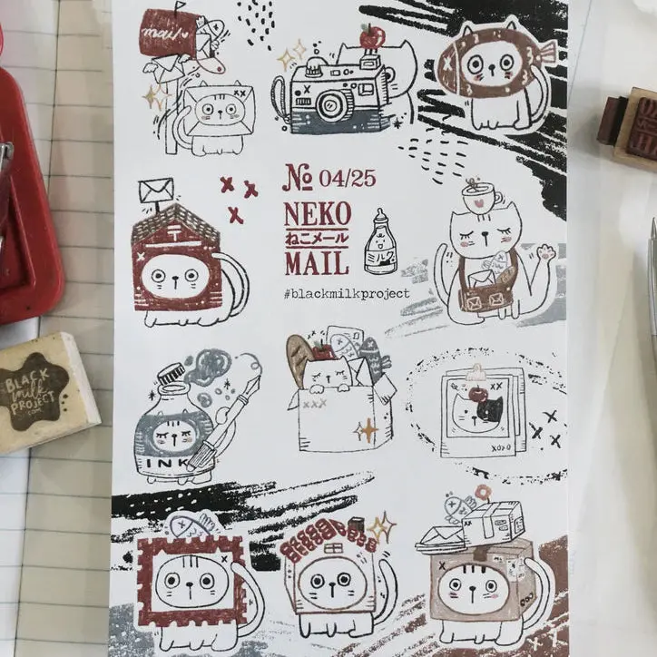 Black Milk Project - Sticker - Neko Mail (Paper) 1