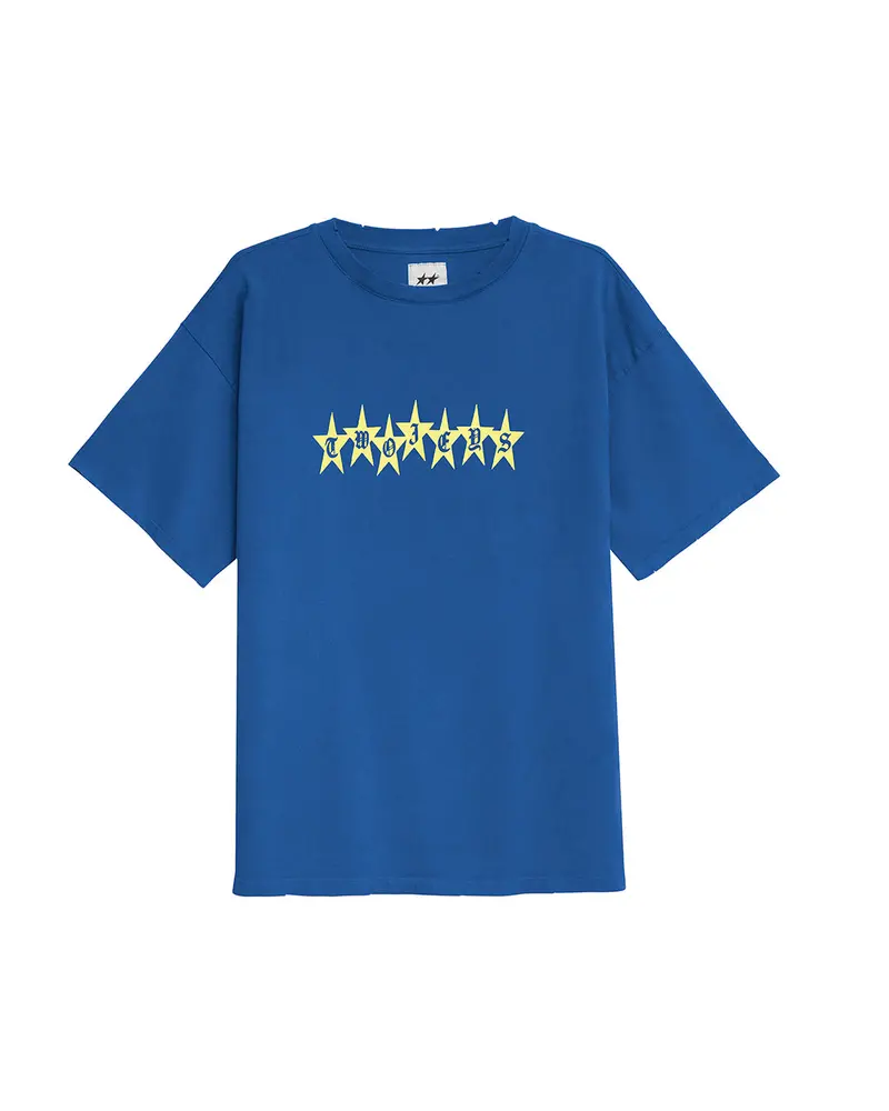 Blue Graphic Stars Tee 1