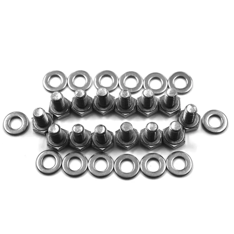 Bolt Kit, Valve Cover, Amc V-8, T-304 Stainless, 1966-91 Amc, Jeep, International (Allen Or Hex) 1