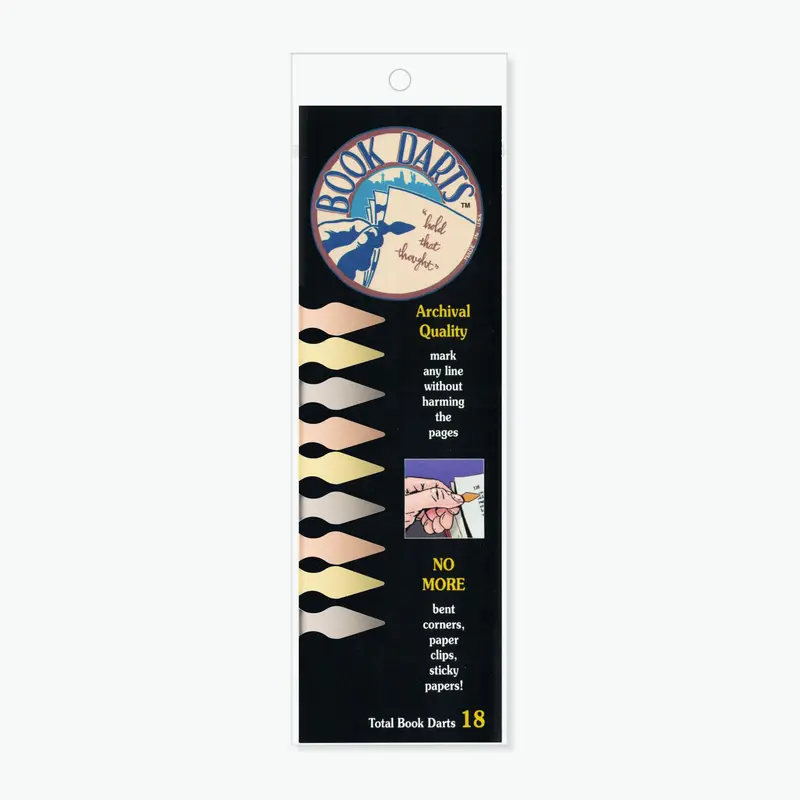 Book Darts - Clip - Sleeve - Mixed - Pack Of 18 1