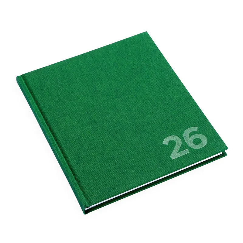 Bookbinders Design - 2026 Diary - Hardcover - Regular - Green 1