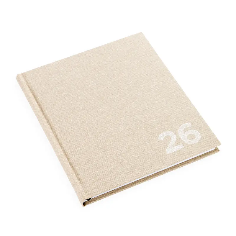 Bookbinders Design - 2026 Diary - Hardcover - Regular - Sandbrown 1